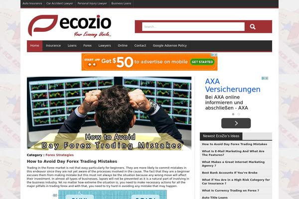 ecozio.com site used Ecozio-theme