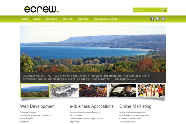 ecrew.ca site used Siucco
