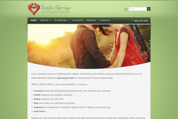 Wellness theme site design template sample