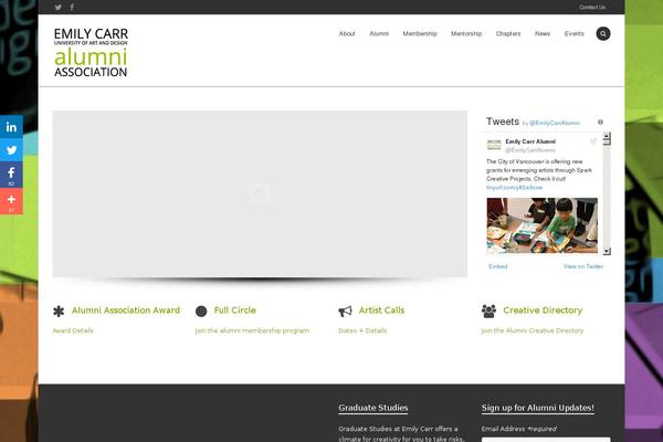 WordPress website example screenshot