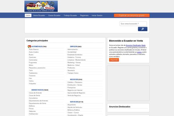 ecuadorenventa.net site used Anuncios