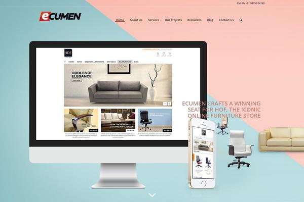 WordPress website example screenshot