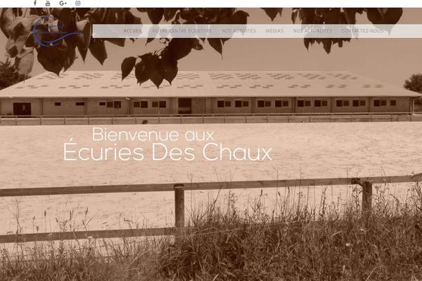 ecuries-des-chaux.com site used Wp-questrian