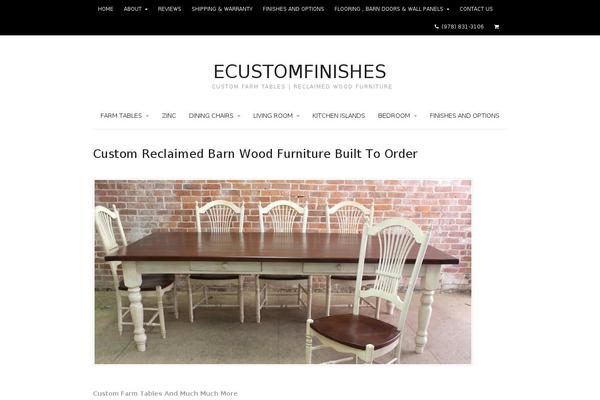 ecustomfinishes.com site used Fashionable