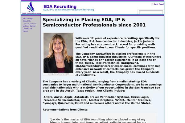 WordPress website example screenshot