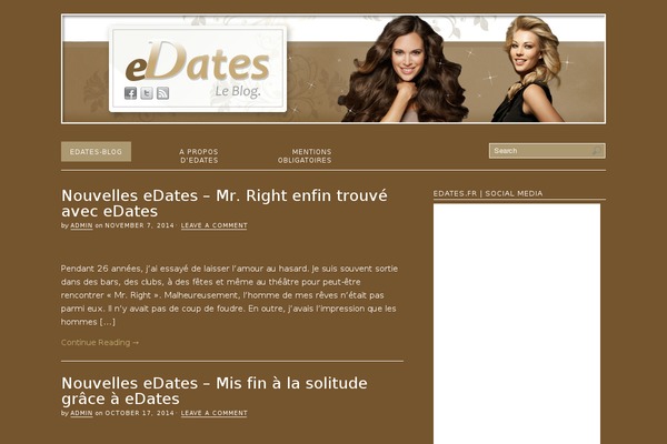 edates-blog.fr site used Platformpronew