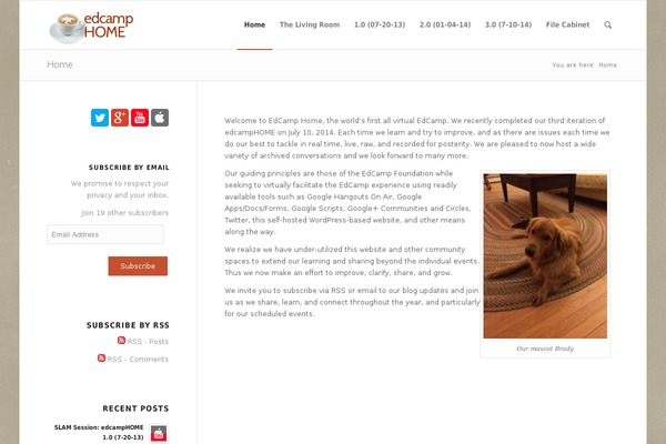 Enfold theme site design template sample