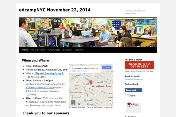 Twenty Ten theme site design template sample