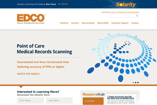 edcohealthinfosolutions.com site used Edco