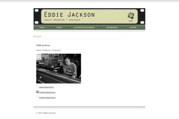 eddiejackson.com site used Economics