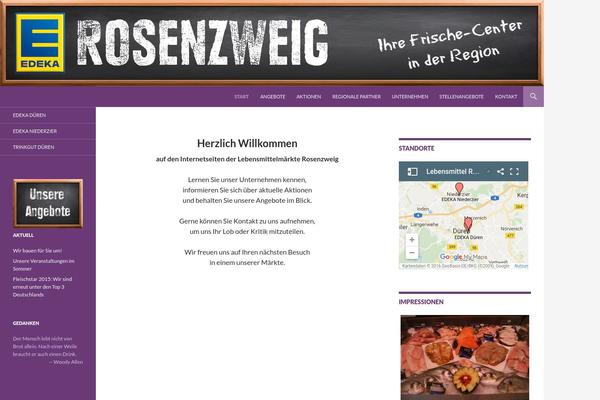 Twenty Fourteen theme site design template sample