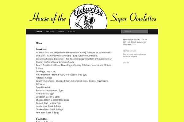 WordPress website example screenshot