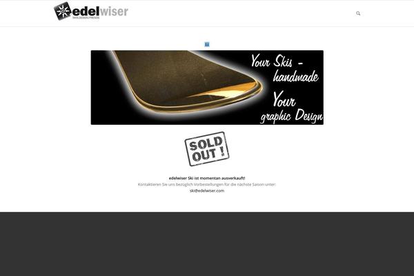Enfold theme site design template sample