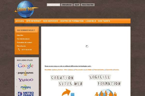 edennet.fr site used Drago