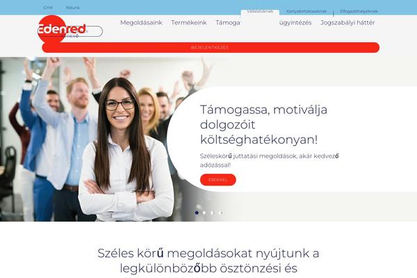 edenred.hu site used Edenred-corporate-site