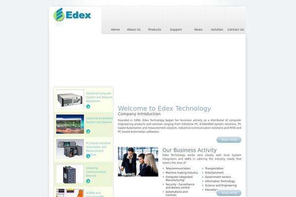 edextech.com site used Webtemp