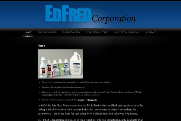 edfredcorp.com site used Wpchemeleon