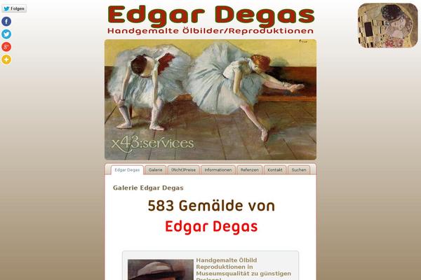 edgar-degas.pw site used Theme_degas