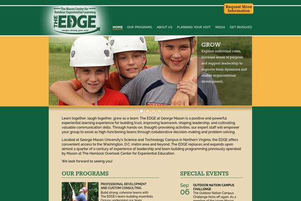 Edge theme site design template sample