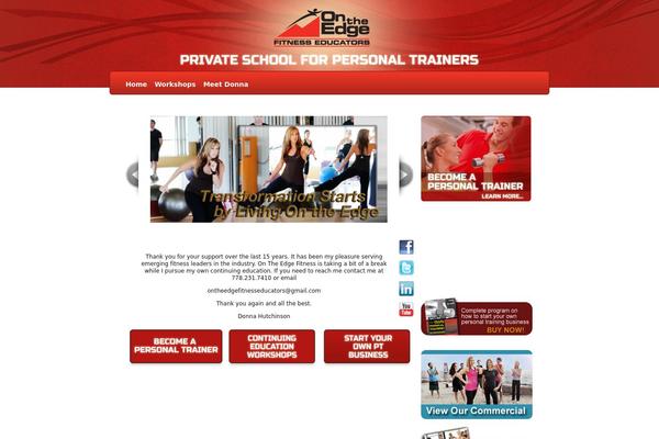 edgefit.ca site used Ontheedge_ver2