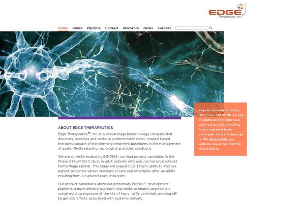 edgetherapeutics.com site used Edge2