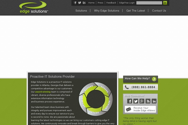 edgewit.com site used Weboenhance