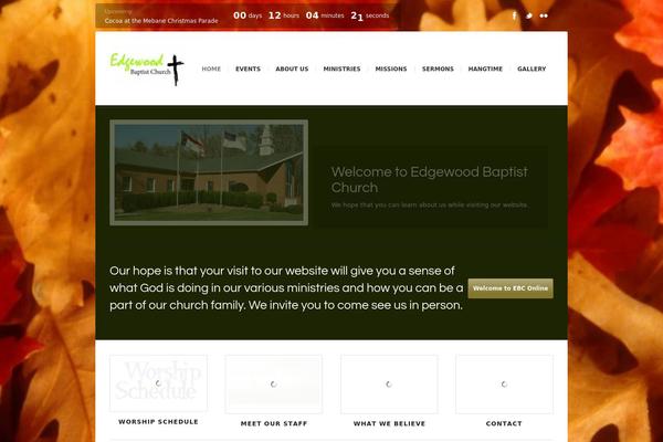 edgewoodbaptist.com site used Incarnation