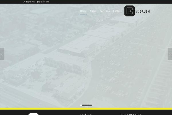 Enfold theme site design template sample