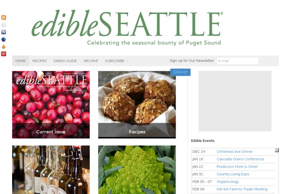 edibleseattle.net site used Edible