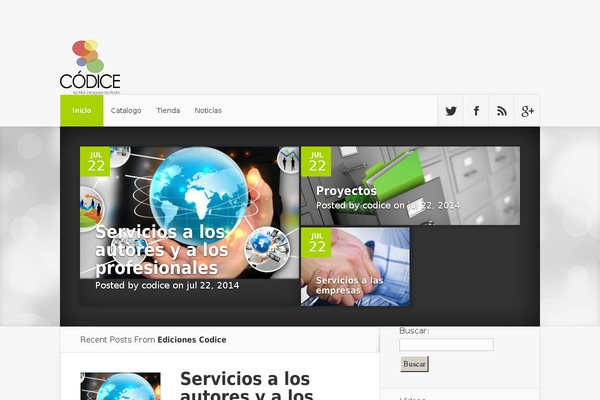 Nexus theme site design template sample