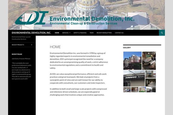 Twenty Fourteen theme site design template sample