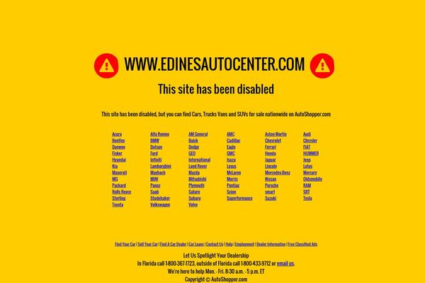 edinesautocenter.com site used Autochild1