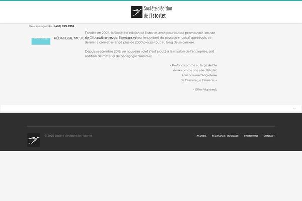 WordPress website example screenshot