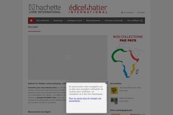 editions-hachette-livre-international.com site used Centum