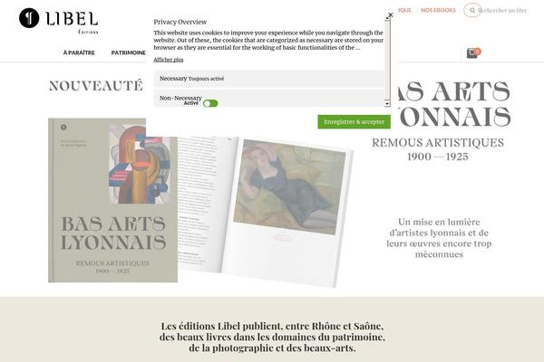 editions-libel.fr site used Bookstore-child