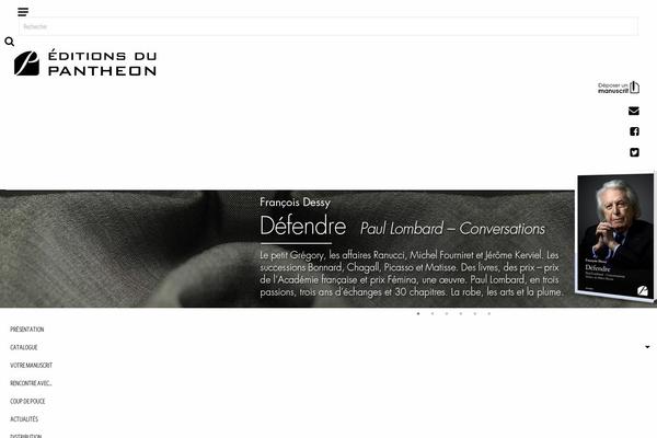 editions-pantheon.fr site used Edp