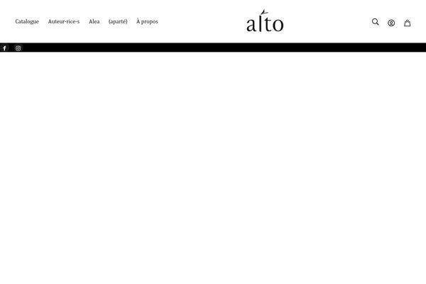 editionsalto.com site used Alto