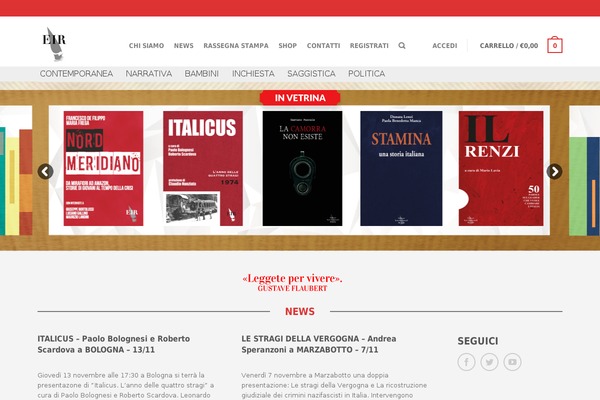 editorieir.it site used Flatsome