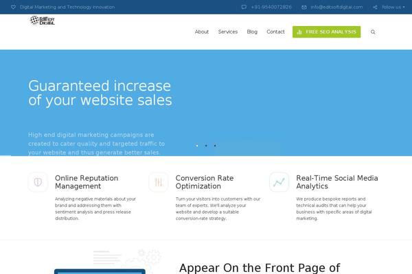 SEOWP theme site design template sample