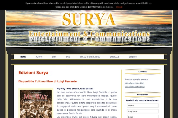 edizionisurya.com site used New_surya_black