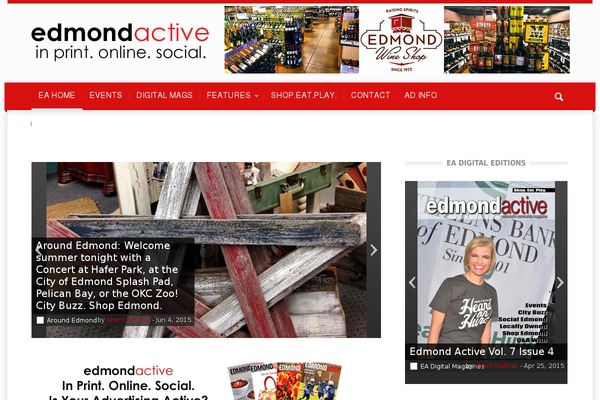 edmondactive.com site used Magazin