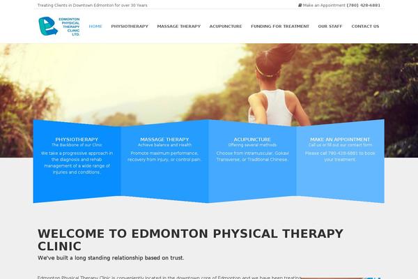 HEALTHFLEX theme site design template sample