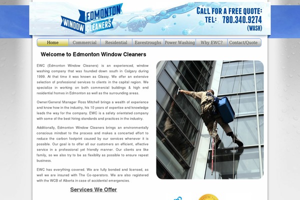 WordPress website example screenshot