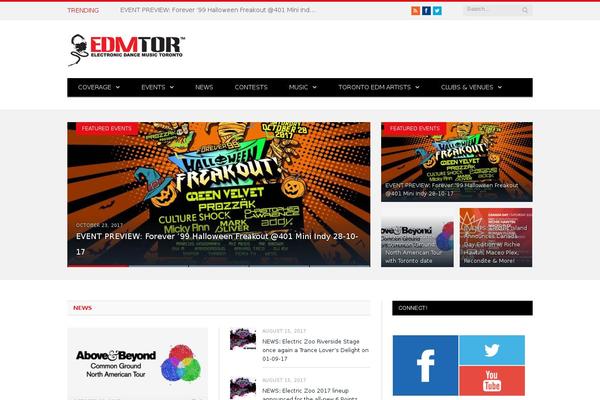 SmartMag theme site design template sample
