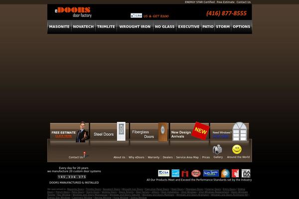 edoors.ca site used Doorsv2