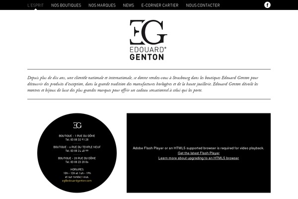 edouardgenton.com site used Boilerplate