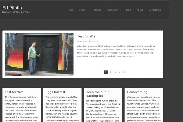 WordPress website example screenshot