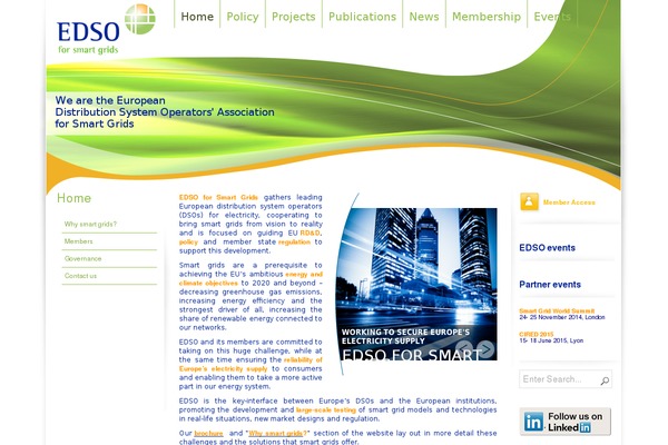 edsoforsmartgrids.eu site used Edso