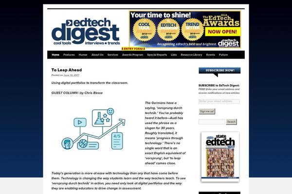 edtechdigest.wordpress.com site used Apostrophe-2