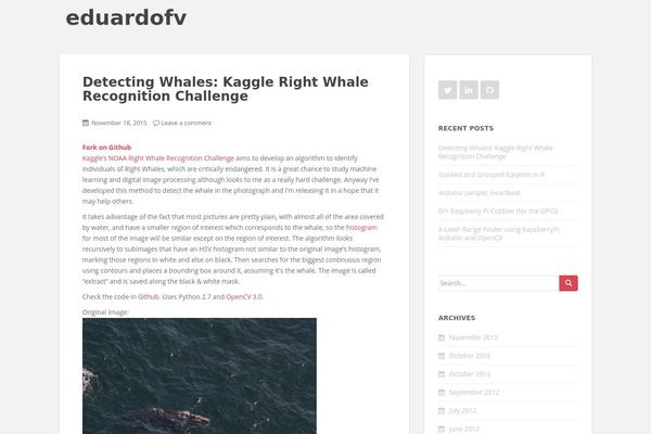 WordPress website example screenshot